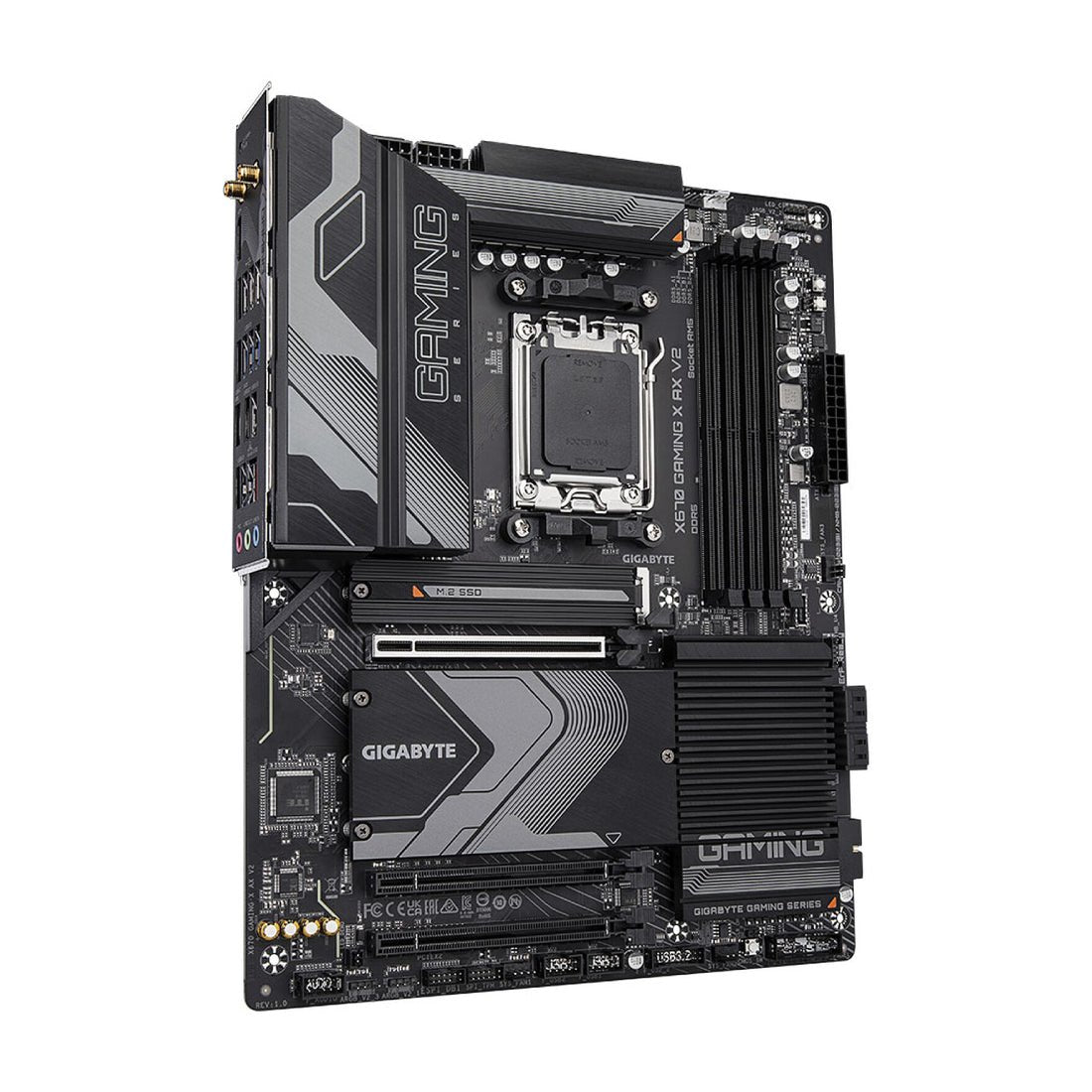 Gigabyte x670 gaming x ax v2 wifi ddr5 AM5 AMD ATX Gaming Mother Gigabyte x670 gaming x ax v2 wifi ddr5 AM5 AMD ATX Gaming Mother