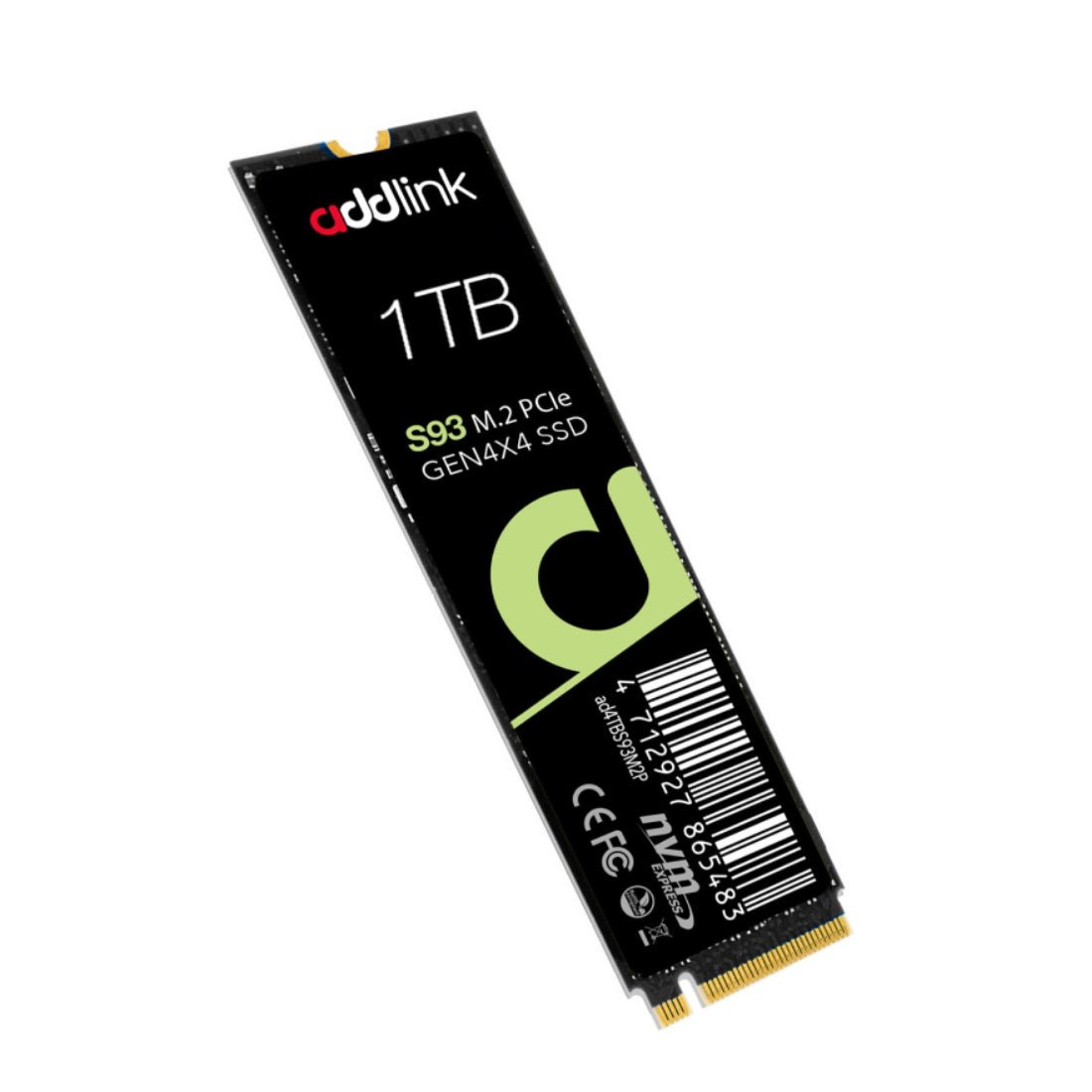 Addlink S93 1TB Gen4 7200MB/s NVMe M.2 Internal SSD - مساحة تخزين - Store 974 | ستور ٩٧٤
