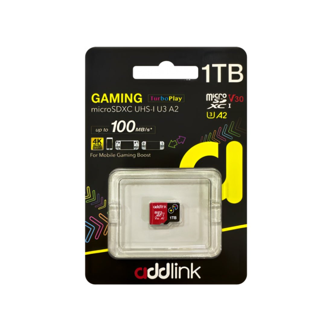 Addlink Turboplay 1TB Micro SD Card - مساحة تخزين - Store 974 | ستور ٩٧٤
