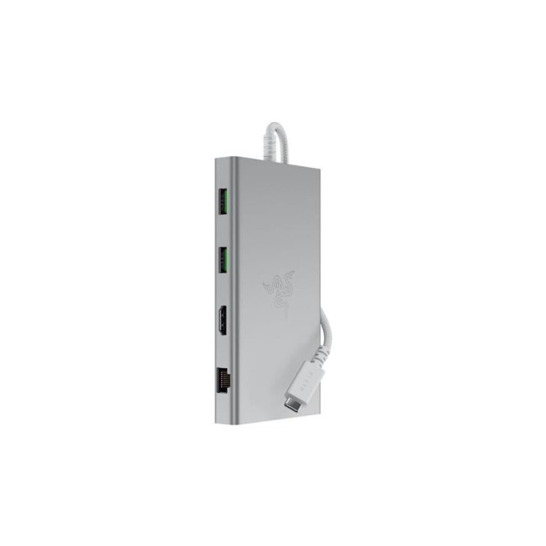 Razer USB C Dock 11 in 1 Multiport Adapter - Mercury - محول - Store 974 | ستور ٩٧٤