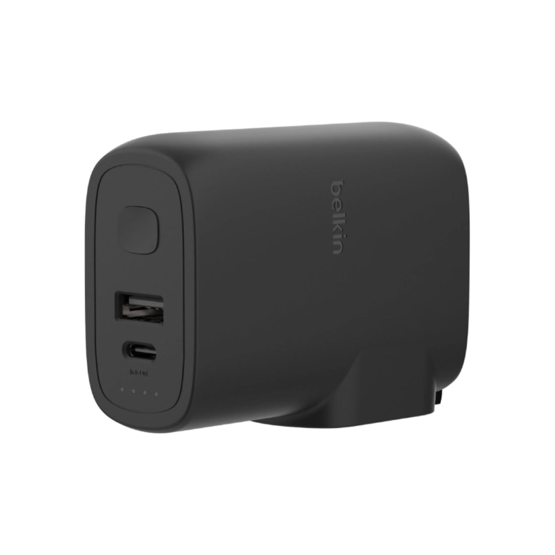 Belkin BoostCharge Hybrid USB Charger & 5000mAh Power Bank with Travel Adapter Kit - شاحن