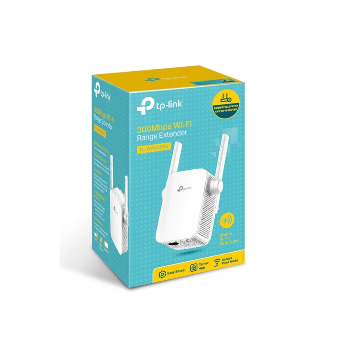 TP - Link TL - WA855RE 300Mbps Wi - Fi Range Extender - راوتر - Store 974 | ستور ٩٧٤