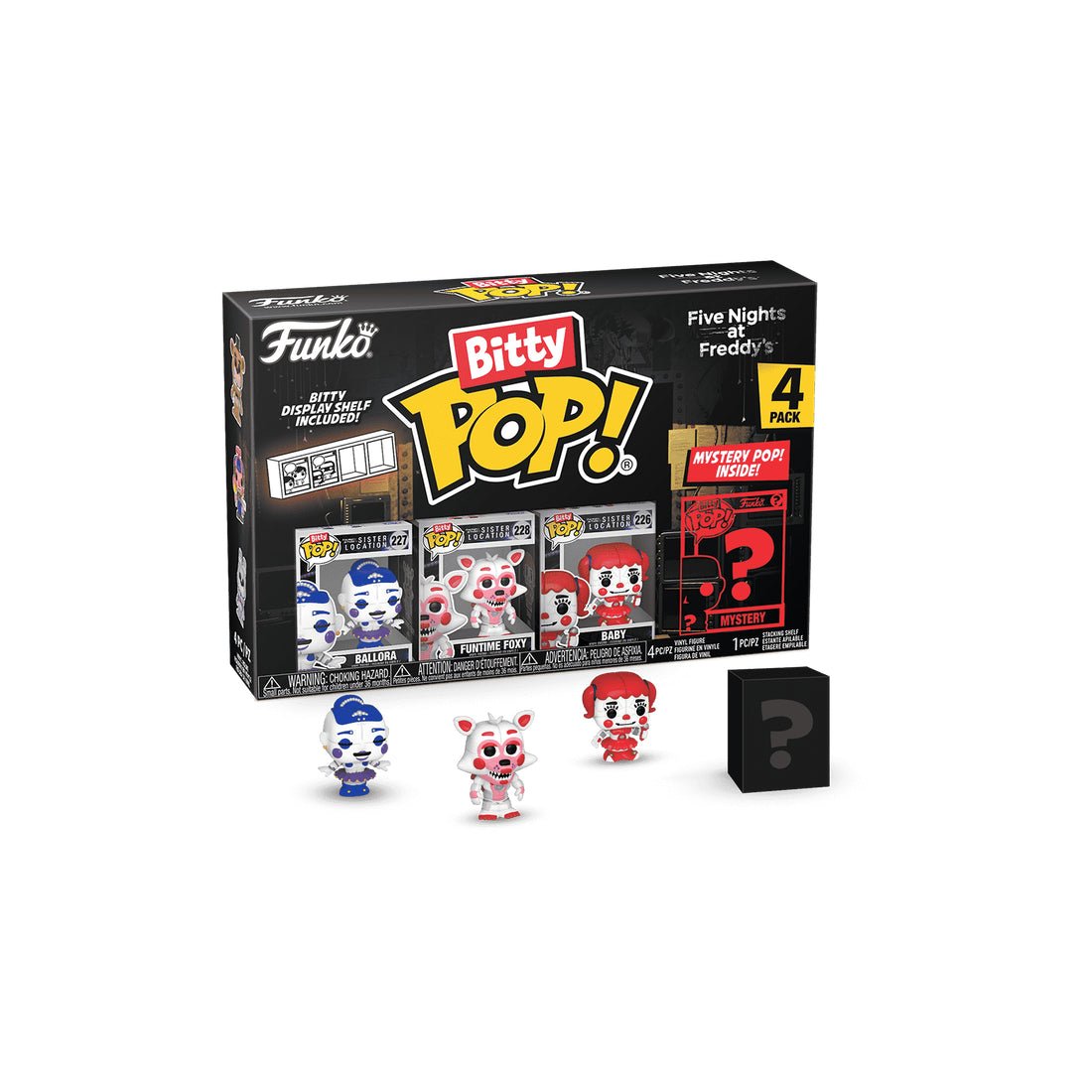 Bitty Pop! Games: Five Nights at Freddy's - Ballora 4PK - دمية - Store 974 | ستور ٩٧٤