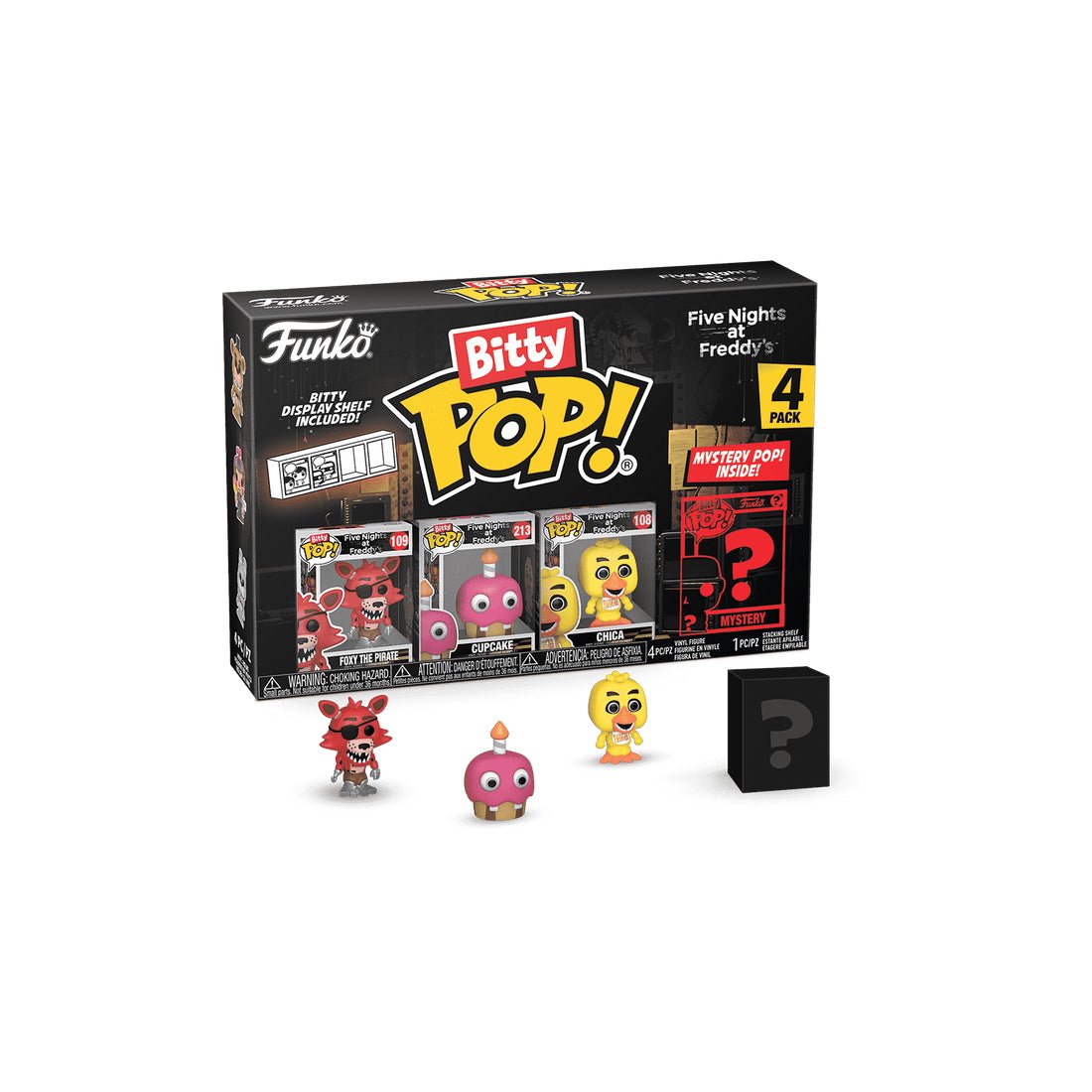 Bitty Pop! Games: Five Nights at Freddy's - Foxy 4PK - دمية - Store 974 | ستور ٩٧٤