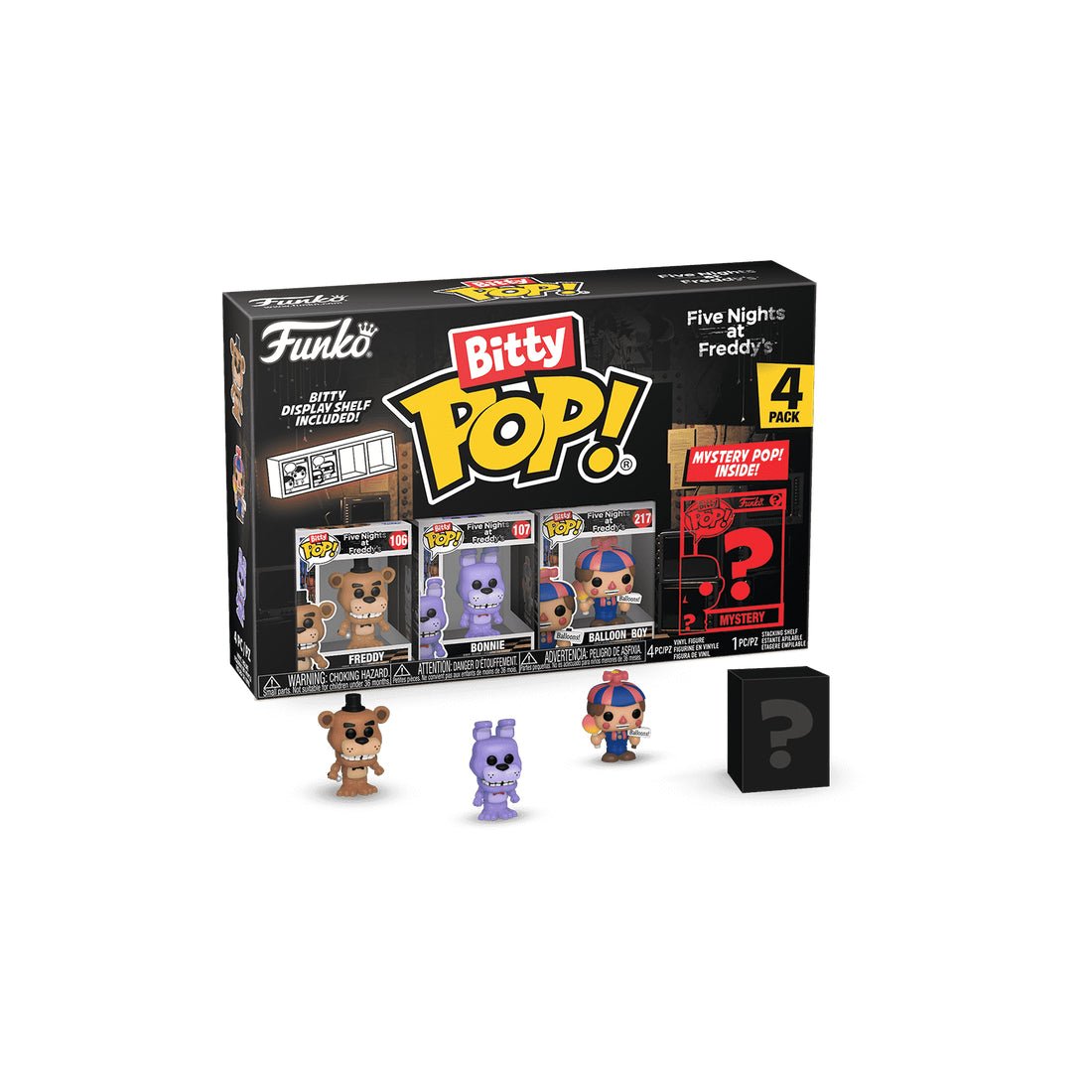 Bitty Pop! Games: Five Nights at Freddy's - Freddy 4PK - دمية - Store 974 | ستور ٩٧٤