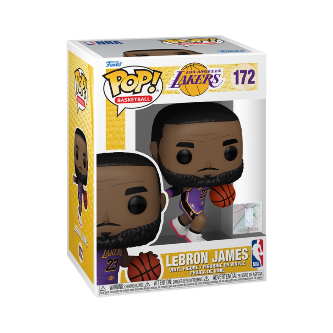 Funko Pop! Basketball: NBA Lakers - LeBron James #172 - دمية - Store 974 | ستور ٩٧٤