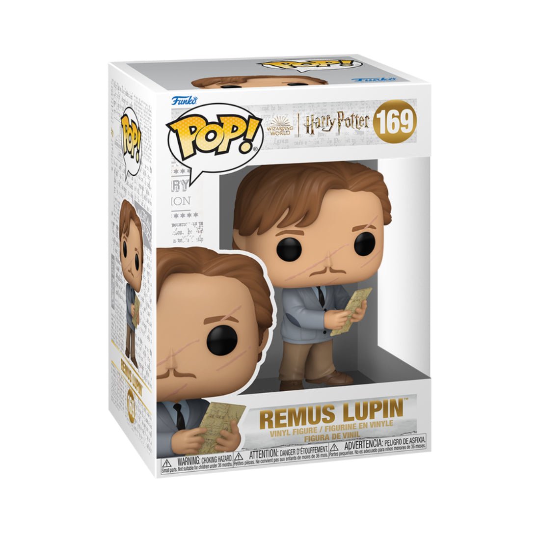 Funko Pop! Movies: Harry Potter: The Prisoner of Azkaban - Lupin with Map #169 - دمية - Store 974 | ستور ٩٧٤