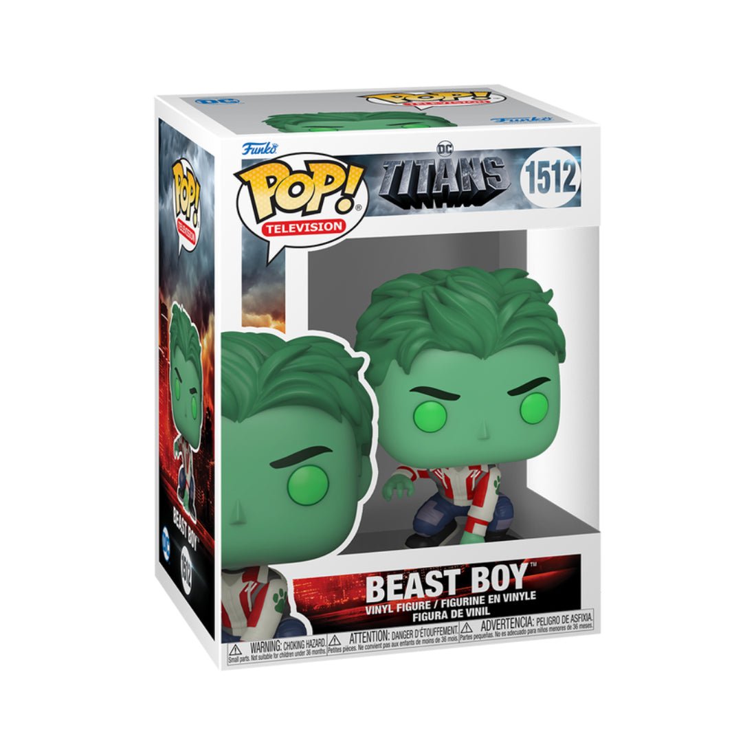 Funko Pop! Tv: Teen Titans Go - Beast Boy #1512 - دمية - Store 974 | ستور ٩٧٤