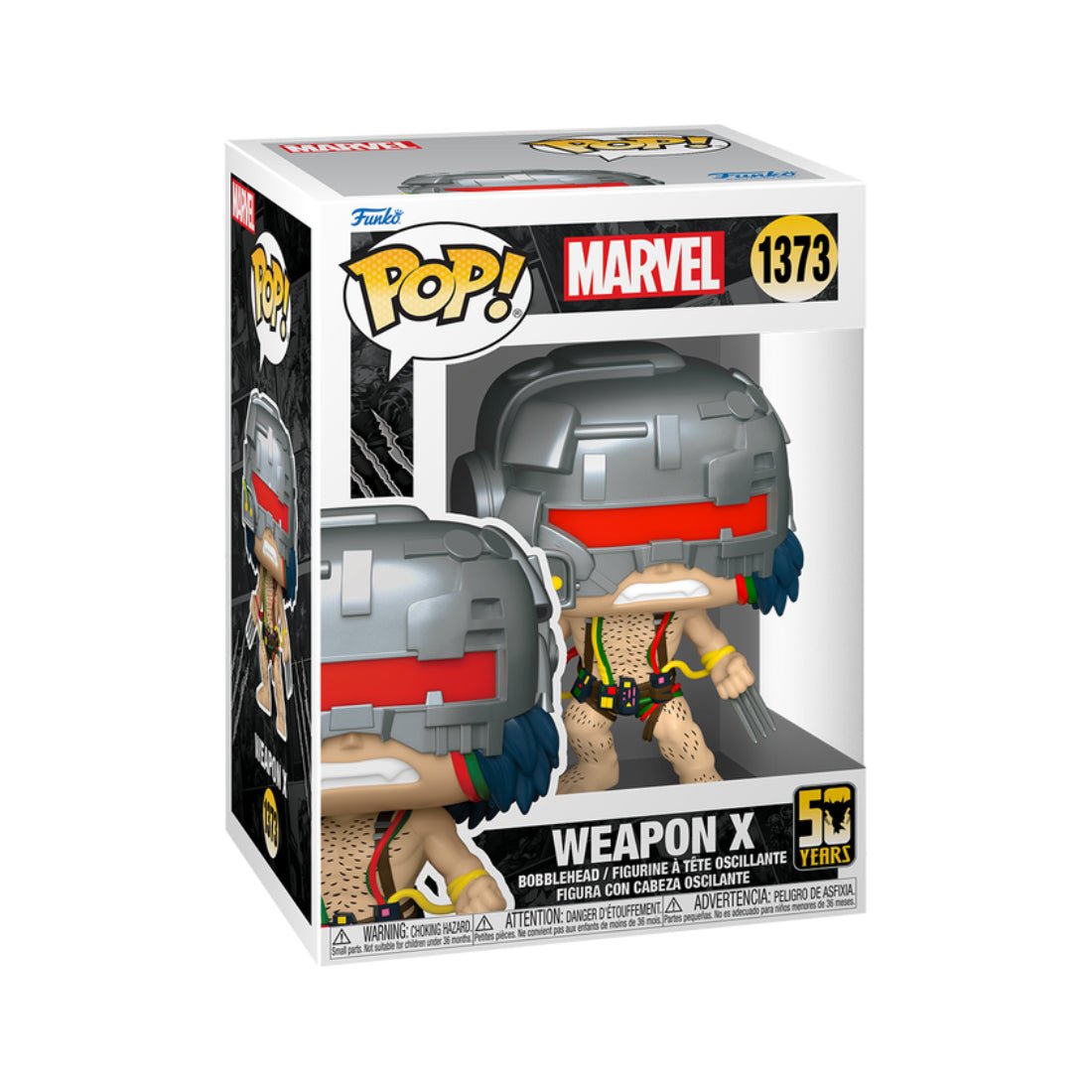 Funko Pop! Marvel: Wolverine 50th - Ultimate Weapon X #1373 - دمية Funko Pop! Marvel: Wolverine 50th - Ultimate Weapon X #1373 - دمية