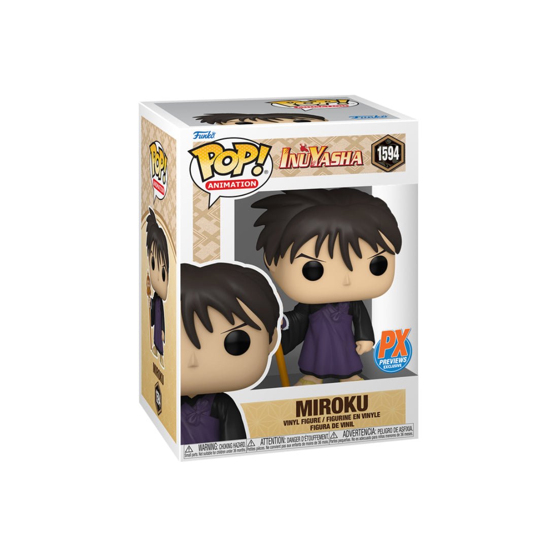 Funko Pop! Animation: Inuyasha - Miroku #1594 - دمية - Store 974 | ستور ٩٧٤