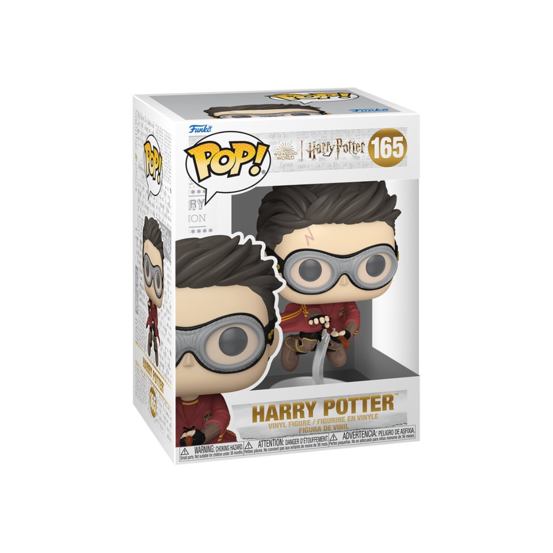 Funko Pop! Movies: Harry Potter: The Prisoner of Azkaban - Harry with Broom (Quidditch) #165 - دمية - Store 974 | ستور ٩٧٤