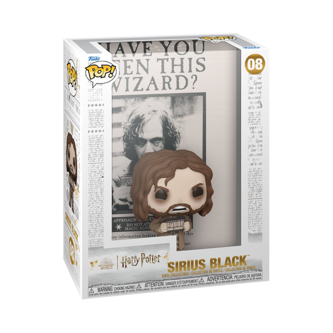 Funko Pop Cover! Movies: Harry Potter: The Prisoner of Azkaban - Poster with Sirius Black #08 - دمية - Store 974 | ستور ٩٧٤