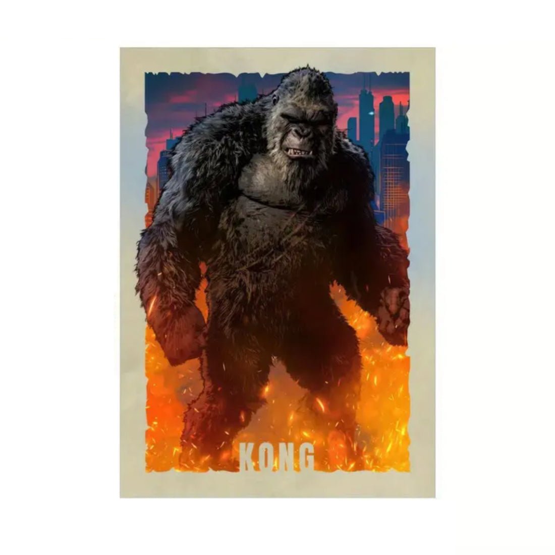 King Kong Gorilla Wall Art Poster (40x60cm) - 1 Piece - ملصق - Store 974 | ستور ٩٧٤