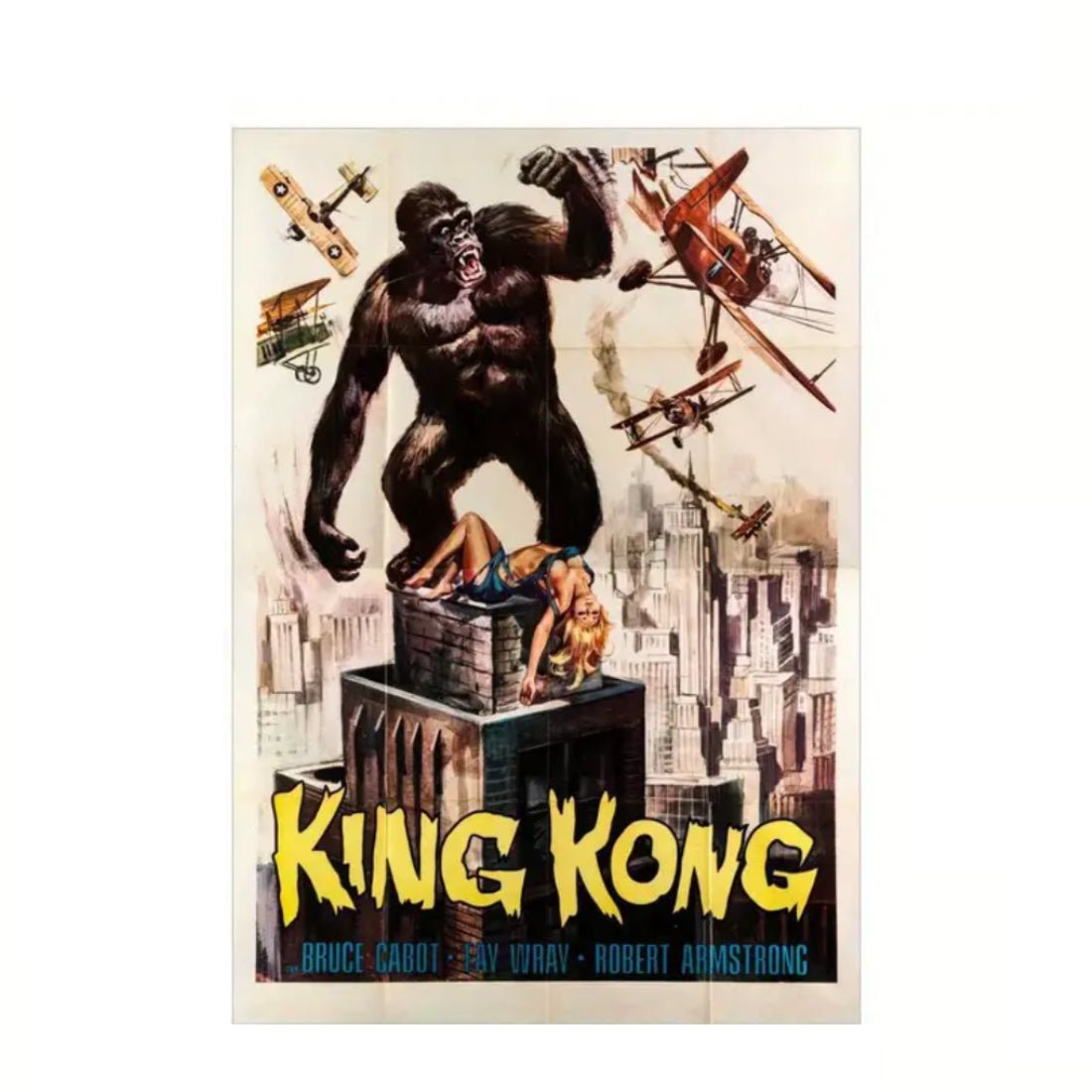 King Kong 1933 Movie Wall Art Poster (50x70cm) - 1 Piece - ملصق - Store 974 | ستور ٩٧٤