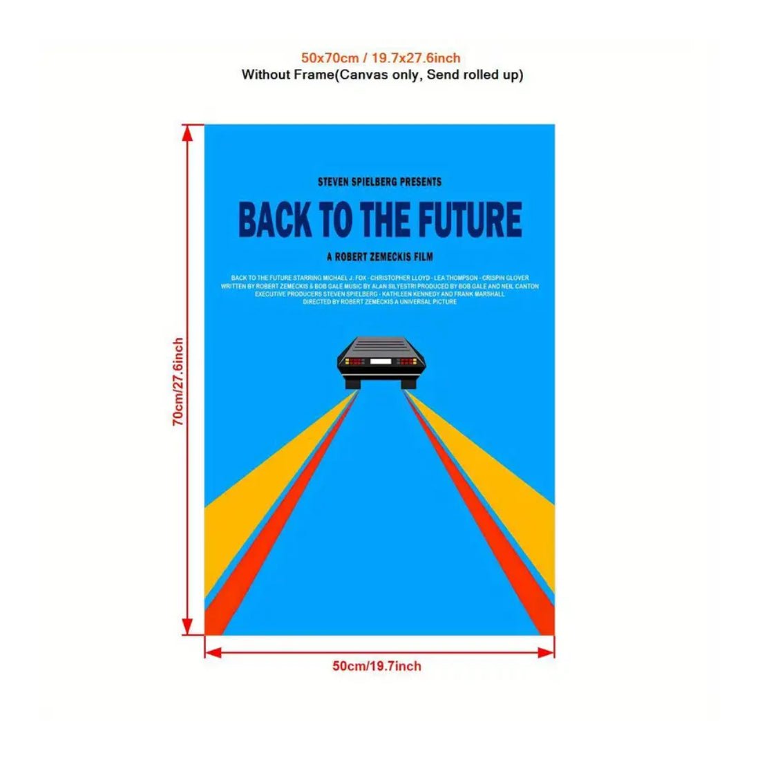 Back to the Future Movie Wall Art Poster (50x70cm) - 1 Piece - ملصق - Store 974 | ستور ٩٧٤