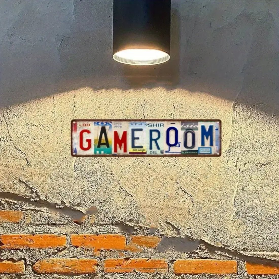 Game Room Vintage Metal Sign Wall Art Poster (20x30cm) - 1 Piece - ملصق - Store 974 | ستور ٩٧٤