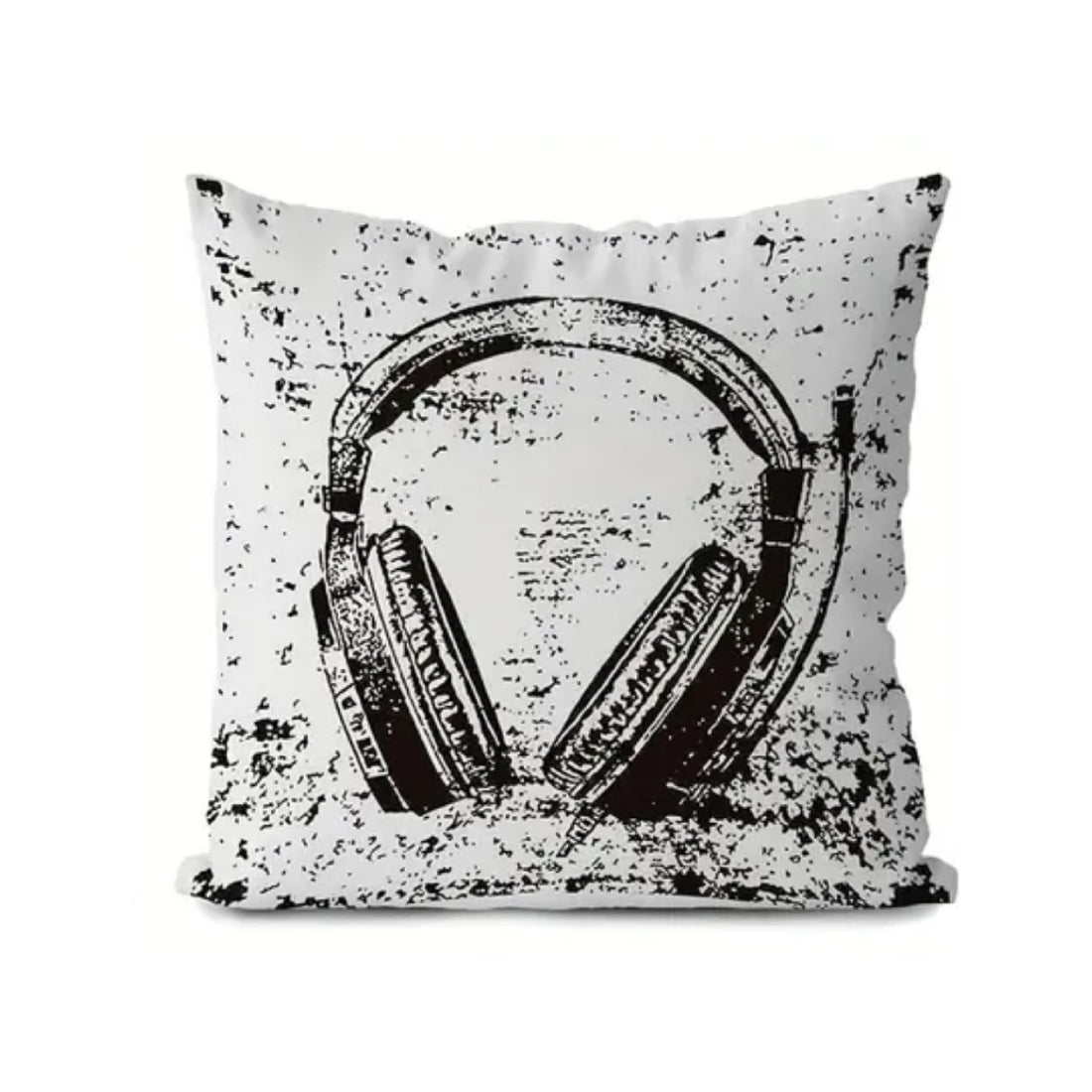 Gaming Controller Design Pillow Cover (45x45cm) - Headset - غلاف وسادة - Store 974 | ستور ٩٧٤