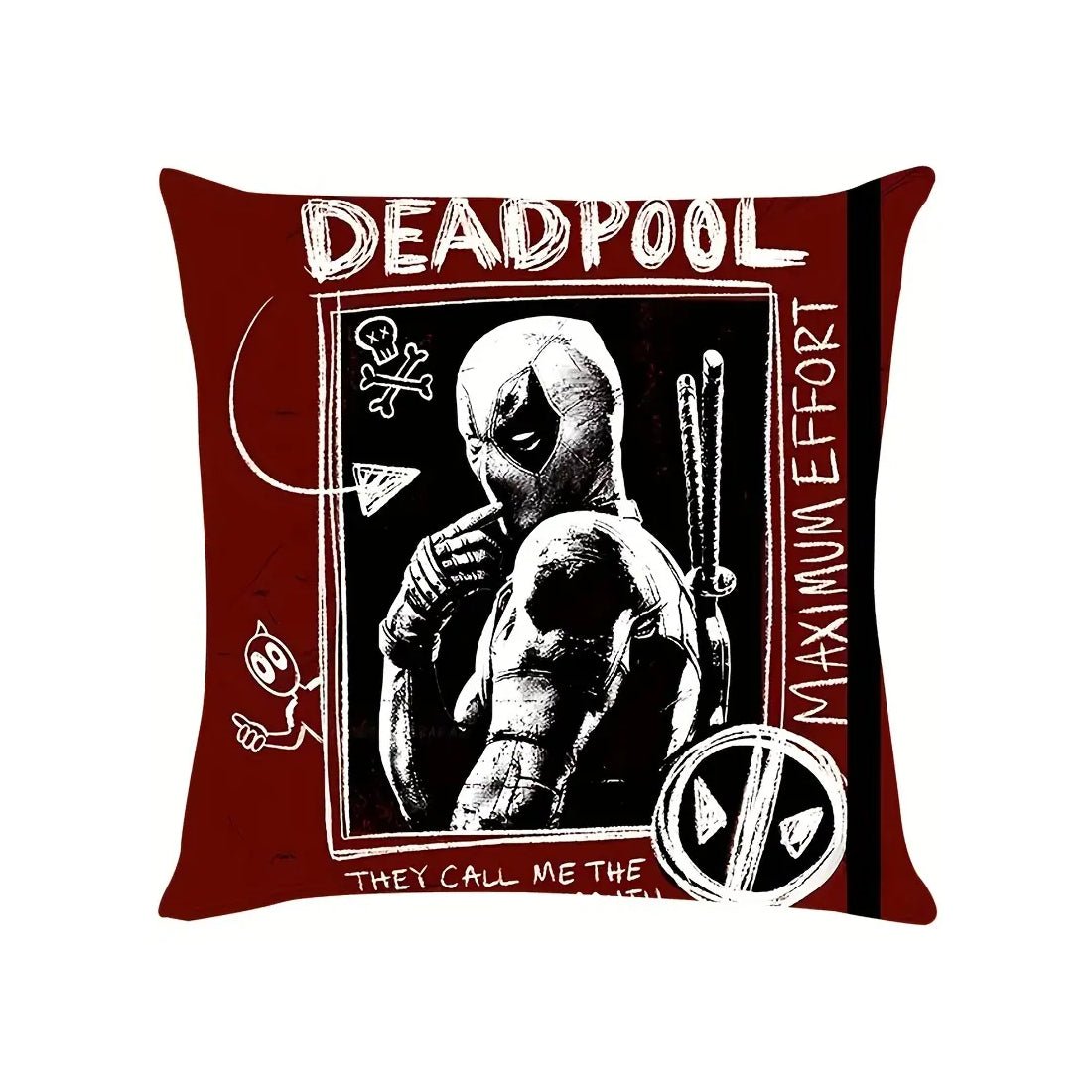 Deadpool & Wolverine #2 Design Pillow Cover (45x45cm) - غلاف وسادة - Store 974 | ستور ٩٧٤