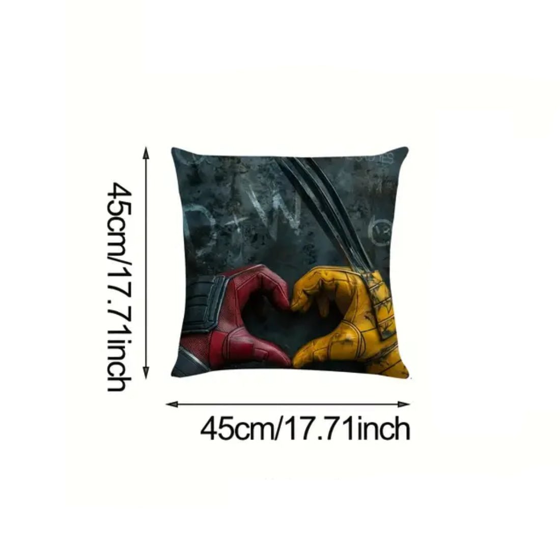 Deadpool & Wolverine #5 Design Pillow Cover (45x45cm) - غلاف وسادة - Store 974 | ستور ٩٧٤