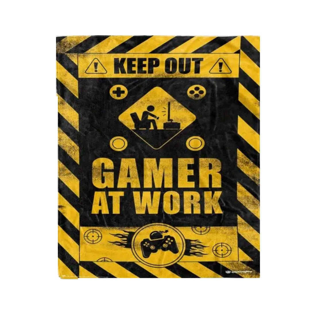 Cozy Gamer Art Blanket - SOFT POLYESTER (150x200cm) - 1 Piece - غطاء Cozy Gamer Art Blanket - SOFT POLYESTER (150x200cm) - 1 Piece - غطاء