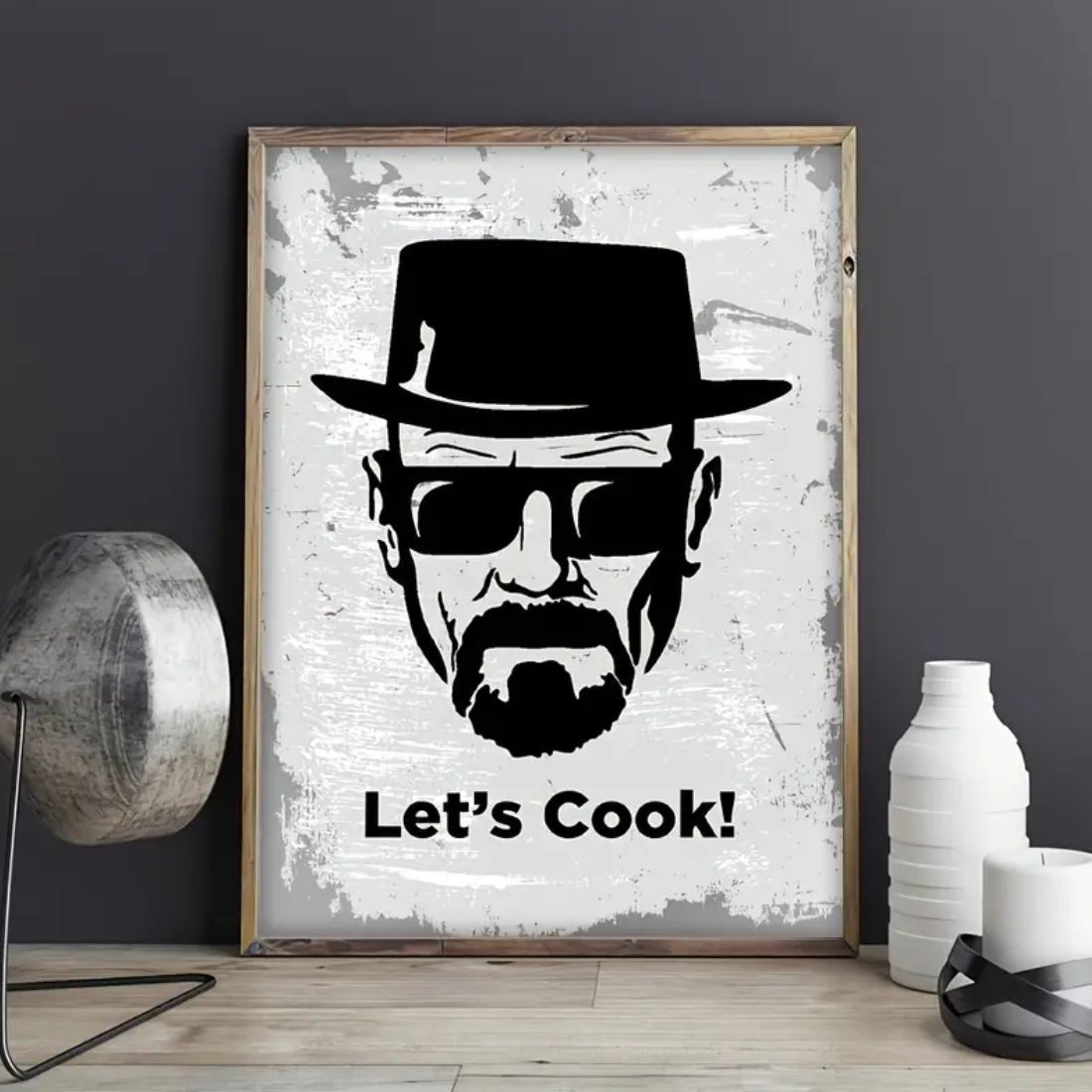 Breaking Bad ''Let's Cook'' Printing Poster (50x1x70cm) - 1 Piece - ملصق - Store 974 | ستور ٩٧٤