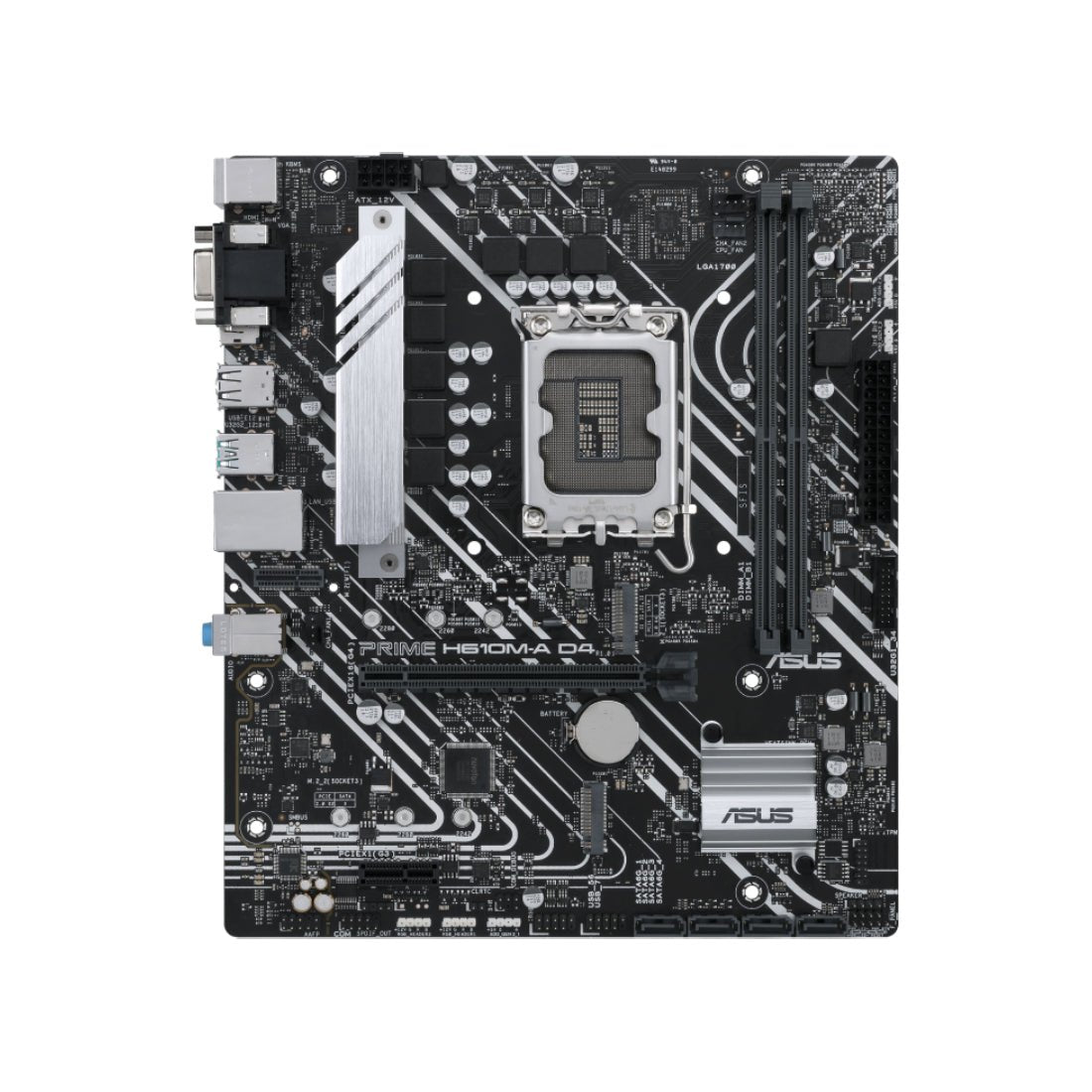 Asus Prime H610M - A DDR4 LGA 1700 Intel Micro - ATX Gaming Motherboard - اللوحة الأم - Store 974 | ستور ٩٧٤