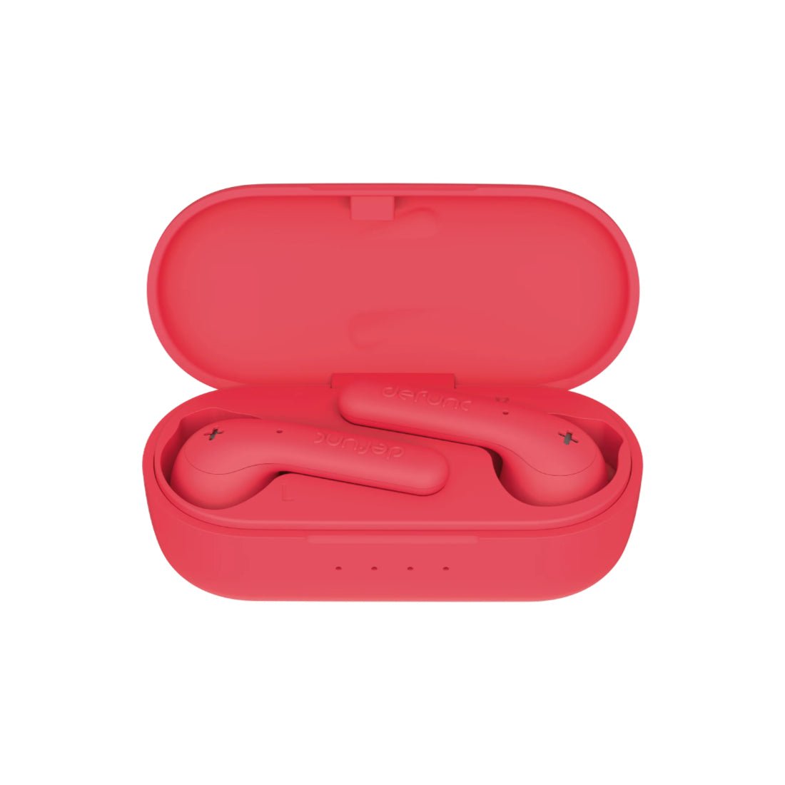 Defunc True Basic Wireless Earbuds - Red - سماعات - Store 974 | ستور ٩٧٤