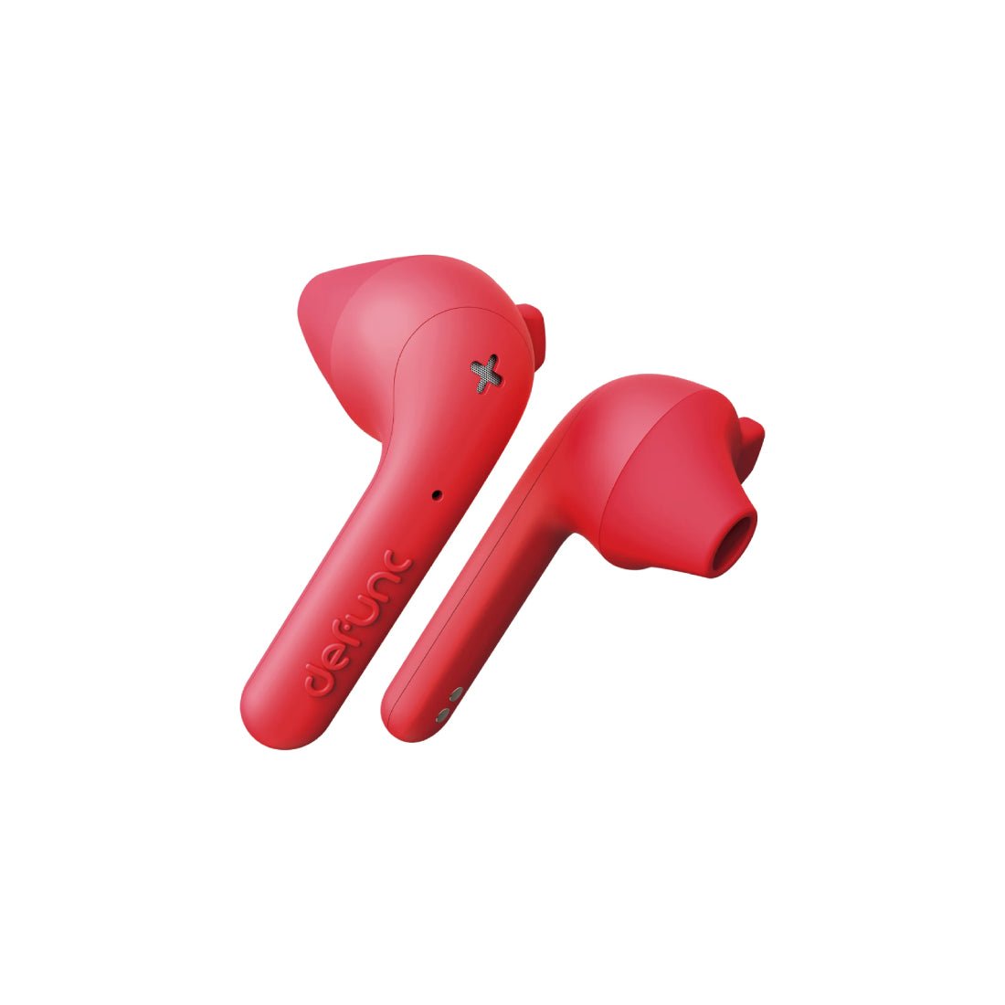 Defunc True Basic Wireless Earbuds - Red - سماعات - Store 974 | ستور ٩٧٤