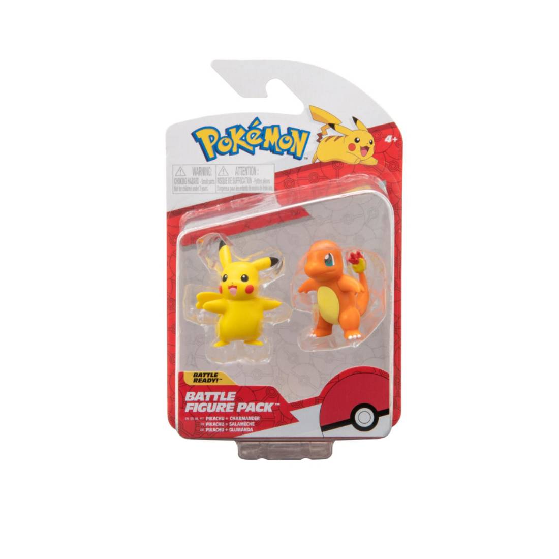 Pokemon Battle Figure Pack Kanto Pikachu & Charmander - لعبة - Store 974 | ستور ٩٧٤