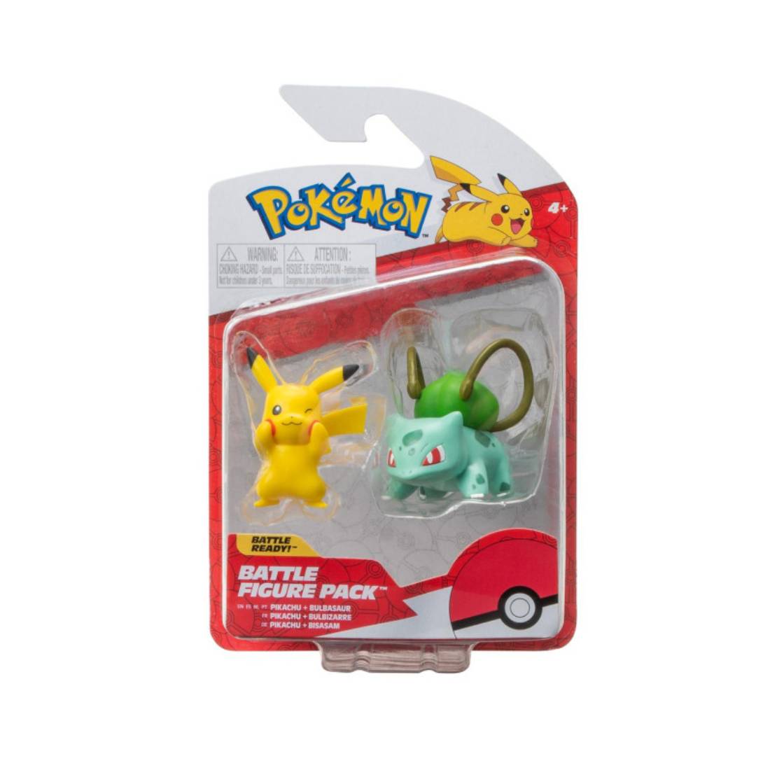 Pokemon Battle Figure Pack Kanto Pikachu & Bulbasaur - لعبة - Store 974 | ستور ٩٧٤