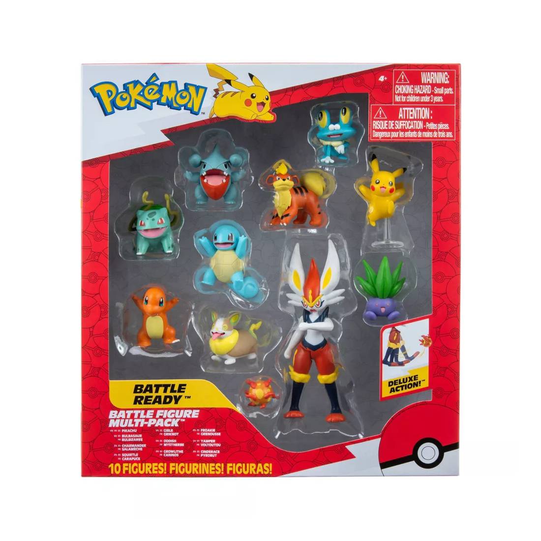 Pokemon Battle Ready Pikachu, Squirtle, Bulbasaur, Charmander, Froakie & More Exclusive - لعبة - Store 974 | ستور ٩٧٤