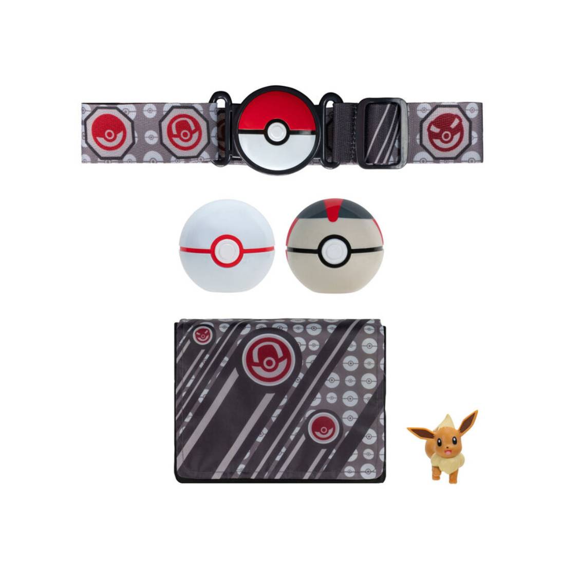 Pokemon Clip 'N' Go Pokemon Ball With Belt - Eevee - لعبة - Store 974 | ستور ٩٧٤