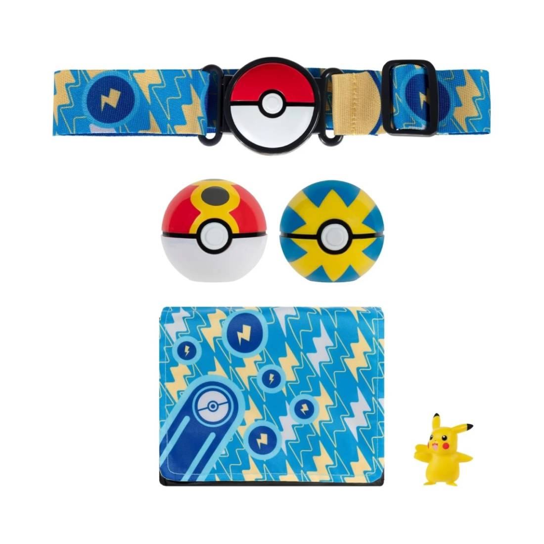 Pokemon Clip 'N' Go Pokemon Ball With Belt - Pikachu - لعبة - Store 974 | ستور ٩٧٤