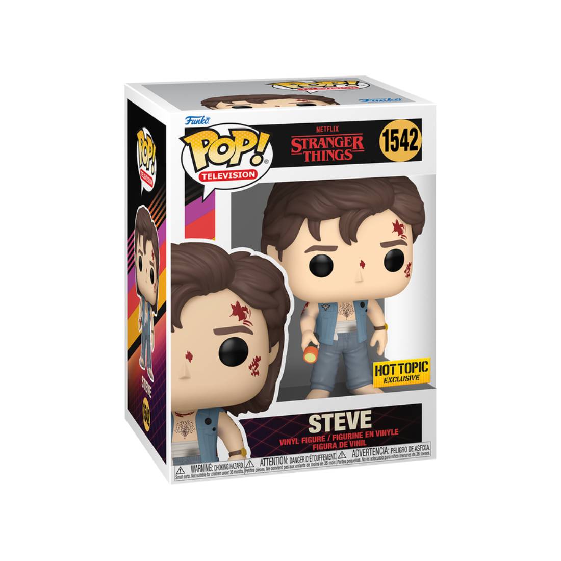 Funko Pop! Tv: Stranger Things - Steve Battledamage #1542 - دمية - Store 974 | ستور ٩٧٤