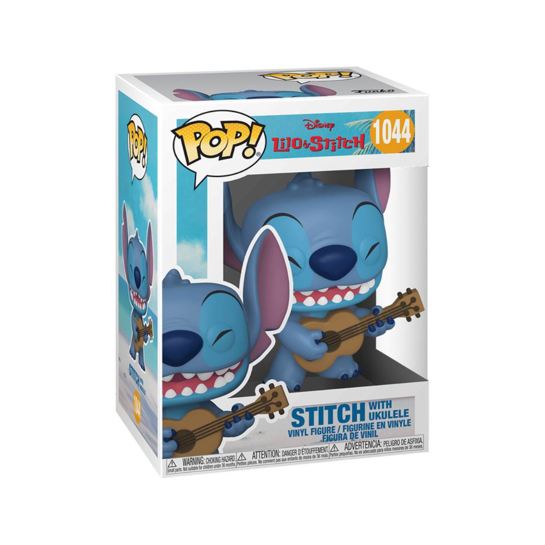 Funko Pop! Disney: Lilo & Stitch - Stitch With Ukulele #1044 - دمية - Store 974 | ستور ٩٧٤