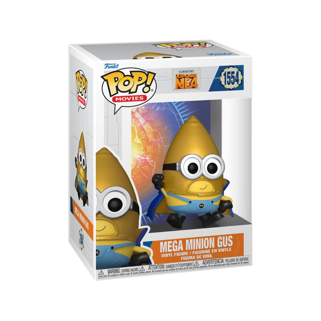 Funko Pop! Movies: Despicable Me 4 - Mega Minion Gus #1554 - دمية - Store 974 | ستور ٩٧٤