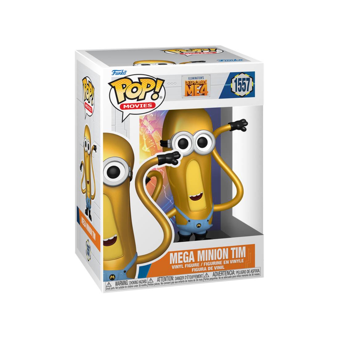 Funko Pop! Movies: Despicable Me 4 - Mega Minion Tim #1557 - دمية - Store 974 | ستور ٩٧٤