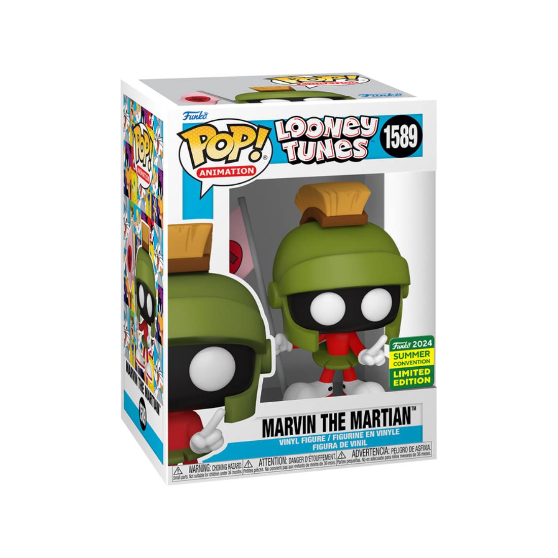 Funko Pop! Animation: Looney Tunes - Marvin the Martian (SDCC'24) #1589 - دمية - Store 974 | ستور ٩٧٤