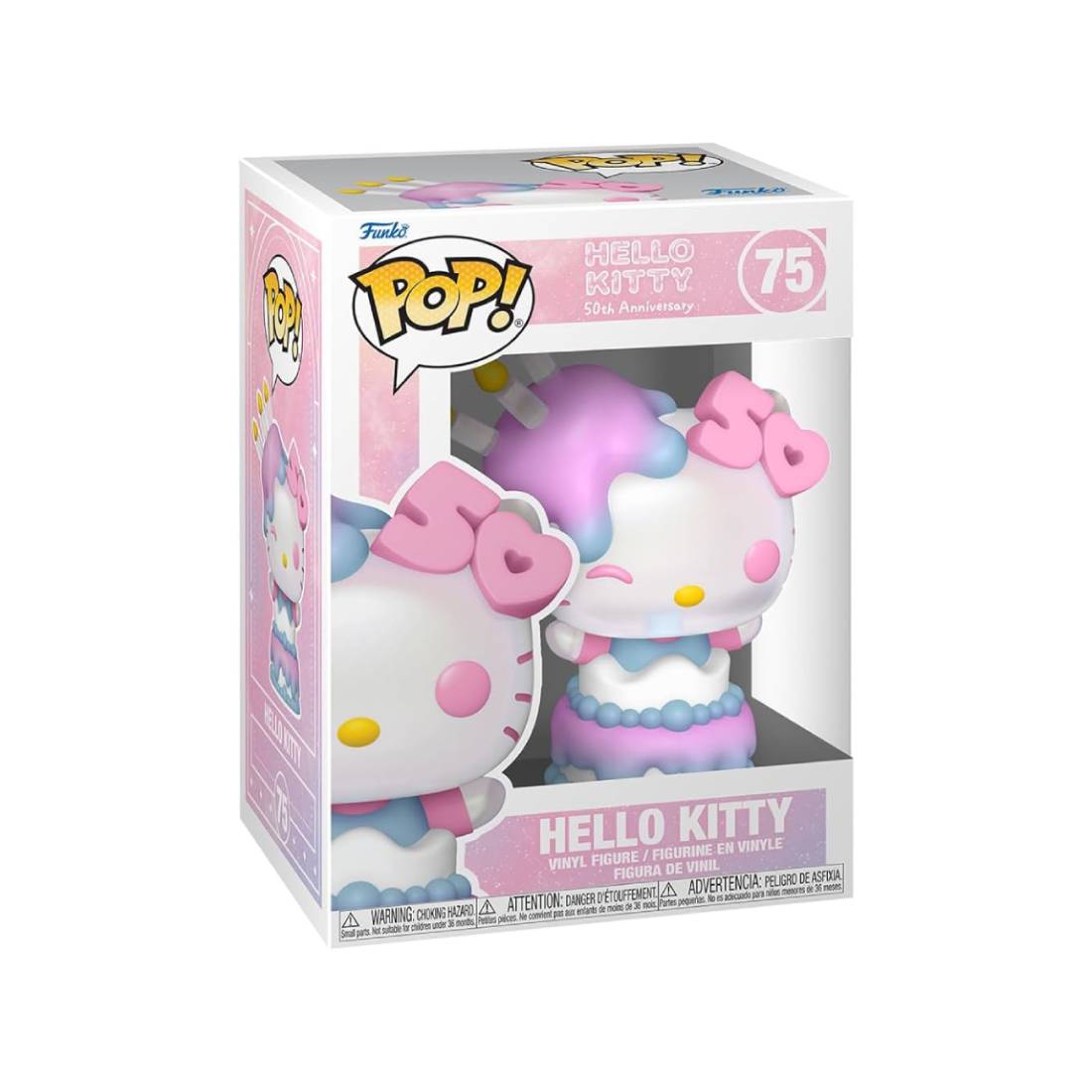 Funko Pop Jumbo! Sanrio: Hello Kitty 50th - Hello Kitty #75 - دمية - Store 974 | ستور ٩٧٤