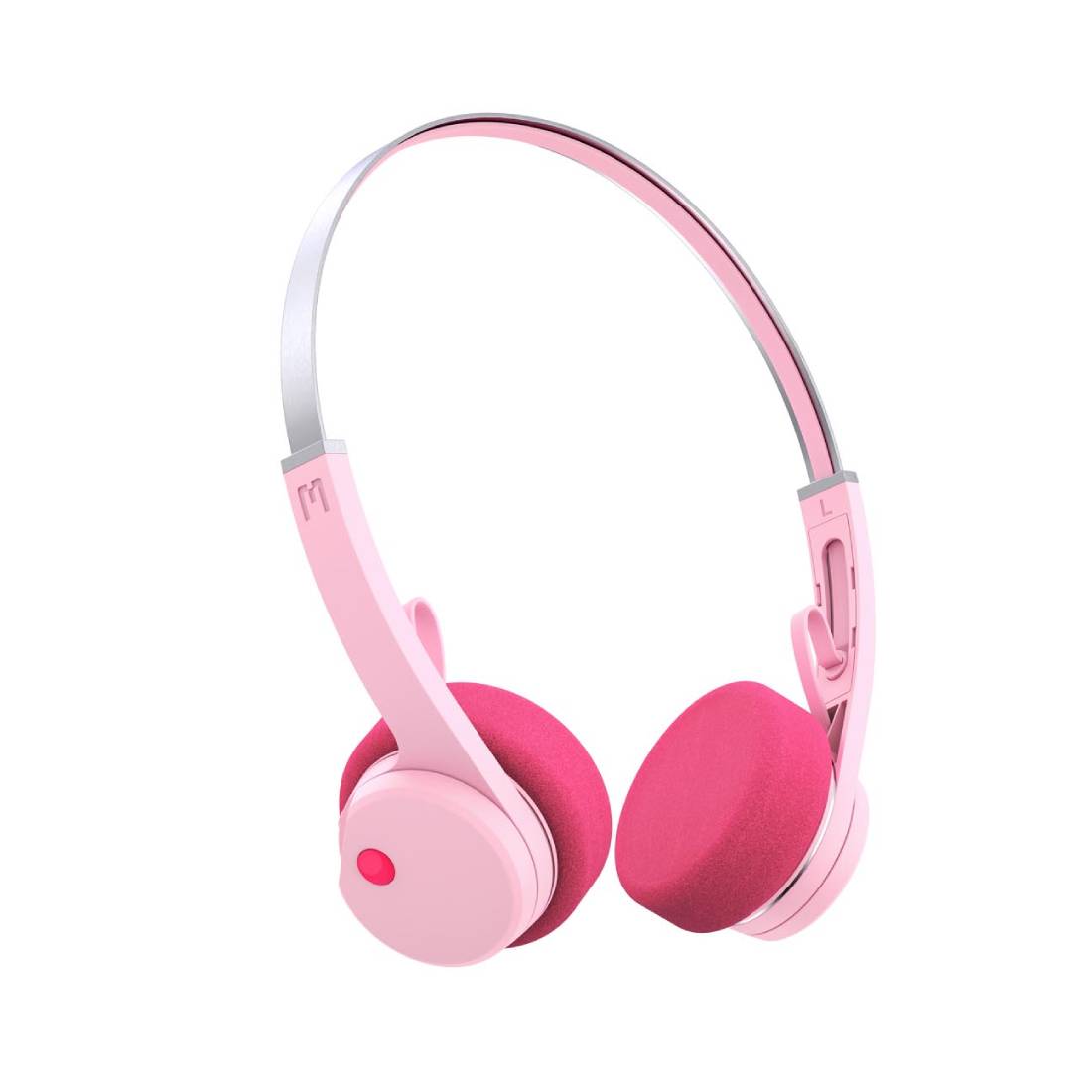 Mondo On - Ear Wireless Headphones - Pink - سماعات - Store 974 | ستور ٩٧٤