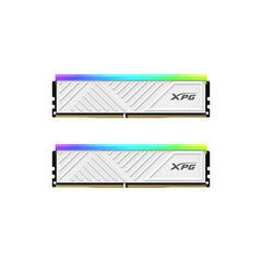 Adata XPG D35G 32GB (16GBx2) DDR4 3600Mhz RGB RAM - White - الذاكرة العشوائية