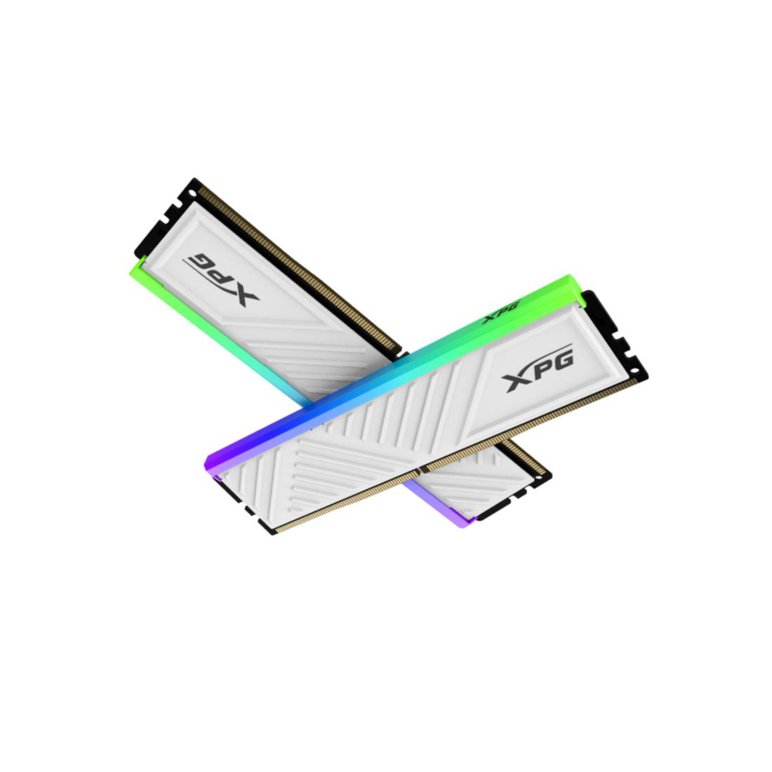 Adata XPG D35G 32GB (16GBx2) DDR4 3600Mhz RGB RAM - White - الذاكرة العشوائية - Store 974 | ستور ٩٧٤