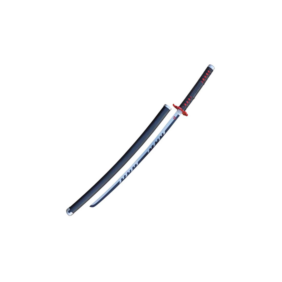 Fire Breath Katana Tanjiro Kamado Sword - Black - اكسسوارات - Store 974 | ستور ٩٧٤