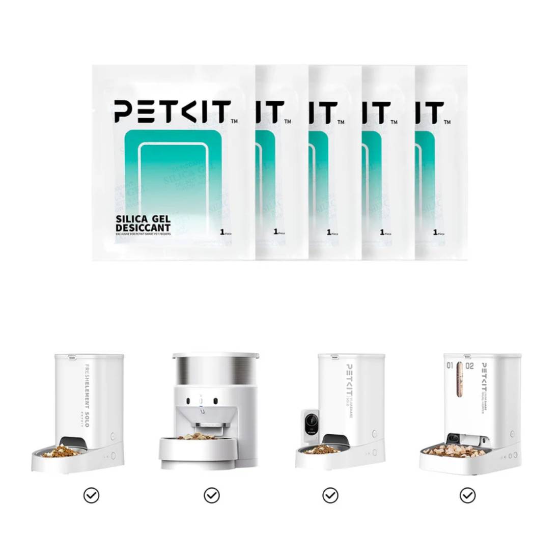 Petkit Feeder Desiccant Bags - 5 Pcs - أكياس امتصاص الرطوبة Petkit Feeder Desiccant Bags - 5 Pcs - أكياس امتصاص الرطوبة