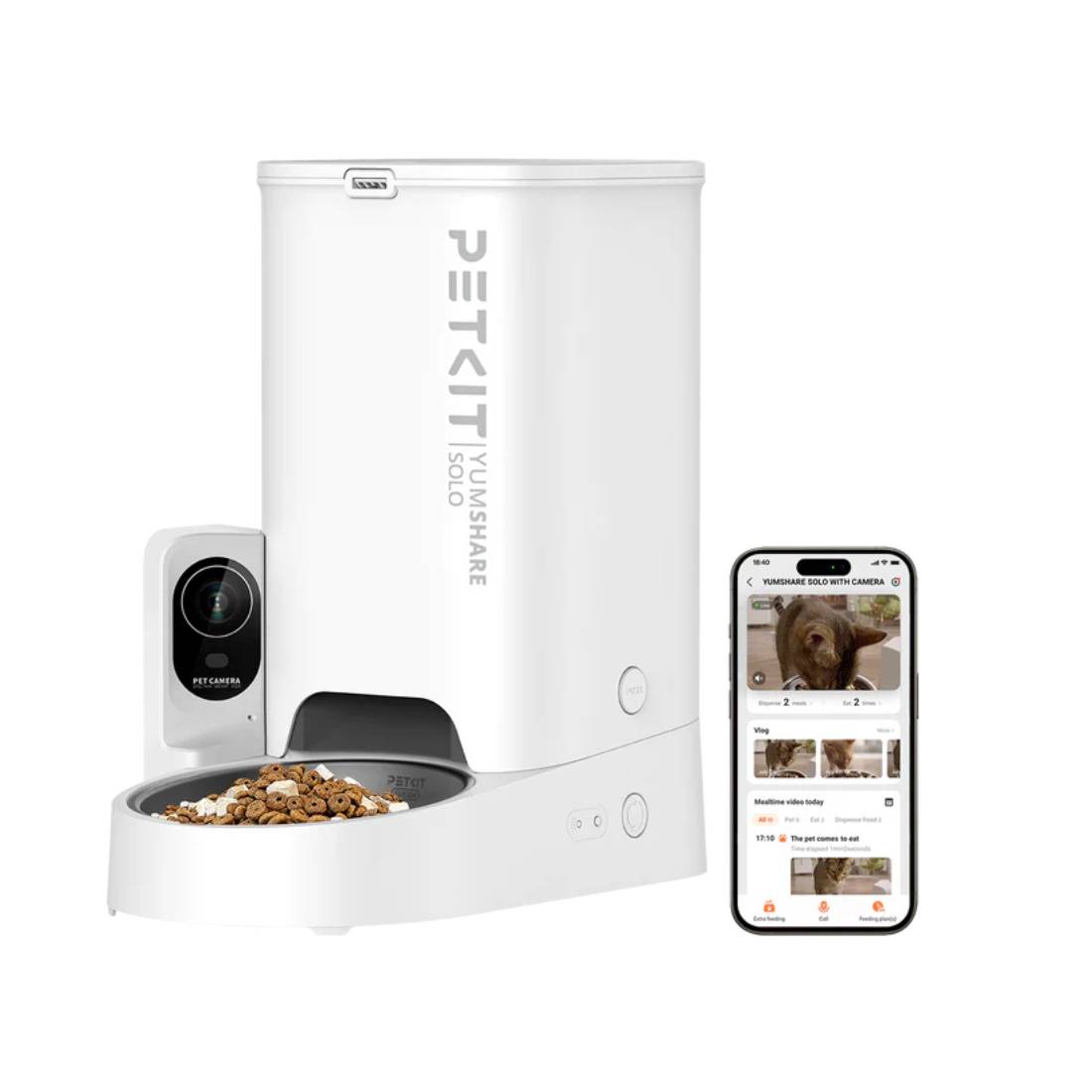 Petkit YumShare Solo with Camera - EU Smart Feeder - أكسسوارات حيوانات أليفة - Store 974 | ستور ٩٧٤