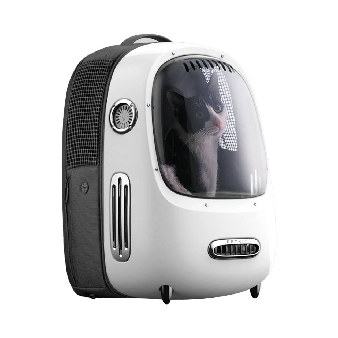 Petkit Breezy 2 Smart Cat Backpack - White - حقيبة حيوانات أليفة Petkit Breezy 2 Smart Cat Backpack - White - حقيبة حيوانات أليفة