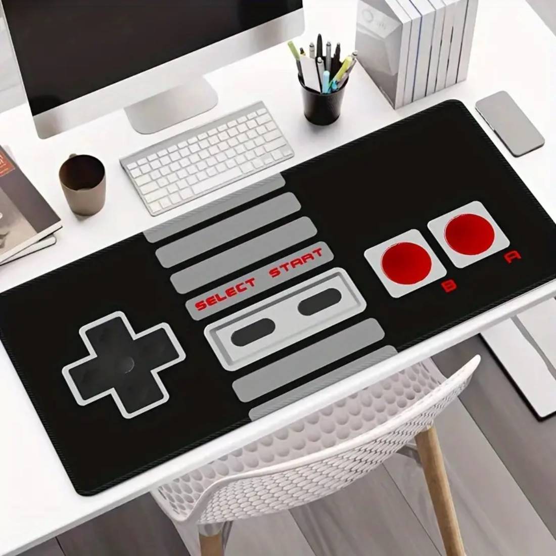 Retro Game Controller Design Gaming Mouse Pad - حصيرة الفأرة - Store 974 | ستور ٩٧٤