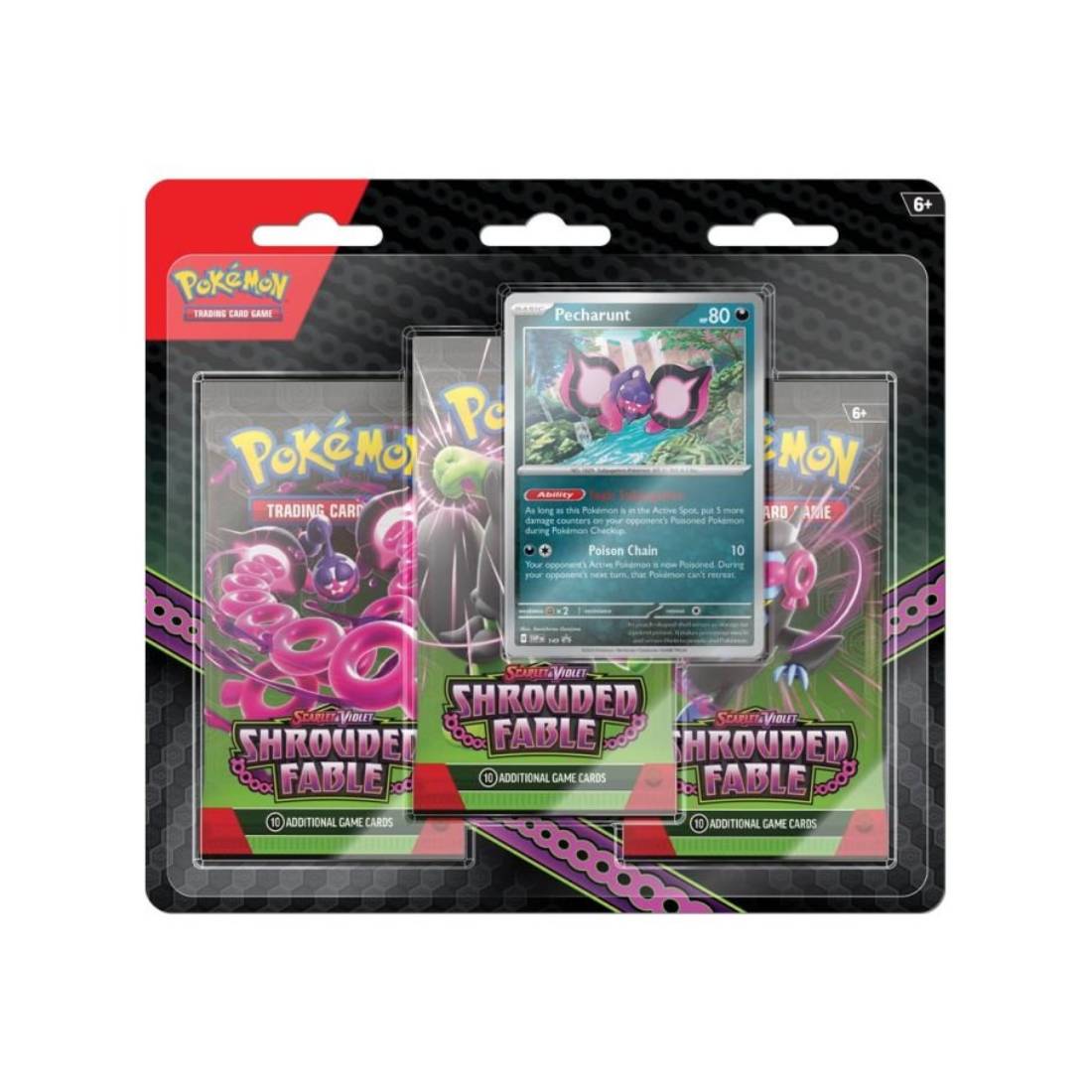 Pokémon TCG : Scarlet & Violet (SV6.5) Shrouded Fable 3 Booster Blister - بطاقة بوكيمون - Store 974 | ستور ٩٧٤