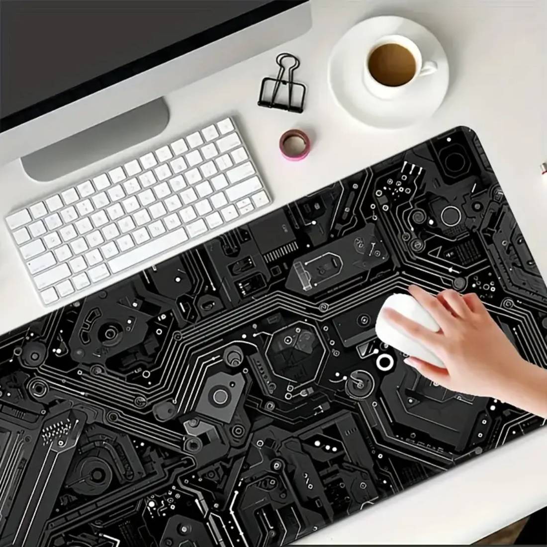 Circuit Gaming Mouse Pad - حصيرة الفأرة - Store 974 | ستور ٩٧٤