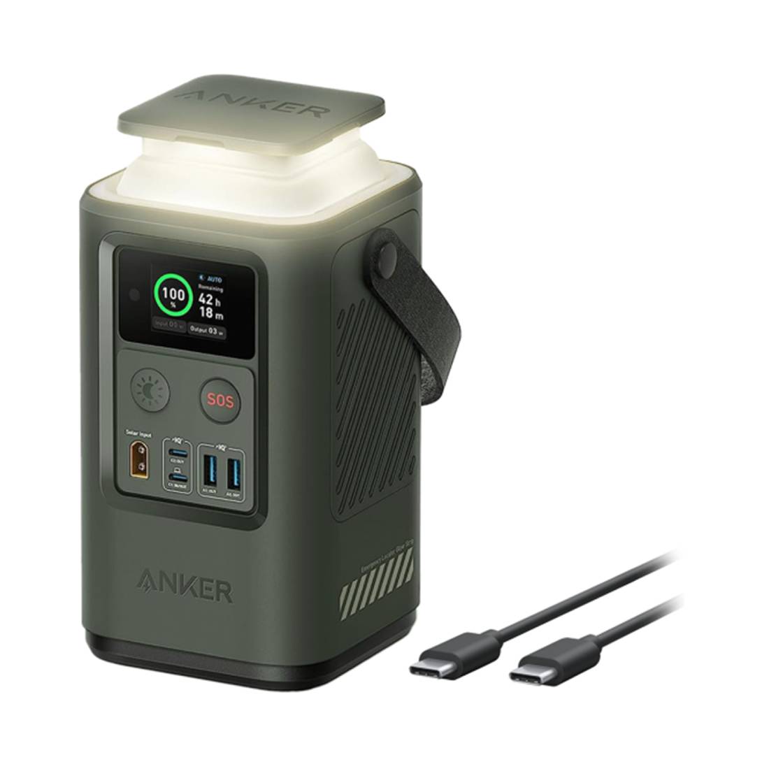 Anker Powercore Reserve 60K 60W POWER BANK مع ضوء الطوارئ القابل للسحب - mزod alطaقة Anker Powercore Reserve 60K 60W POWER BANK مع ضوء الطوارئ القابل للسحب - mزod alطaقة